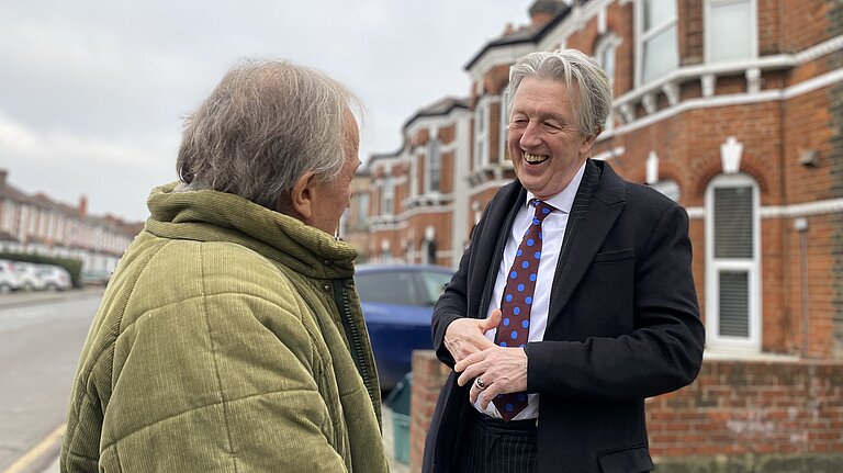 Talking to residents