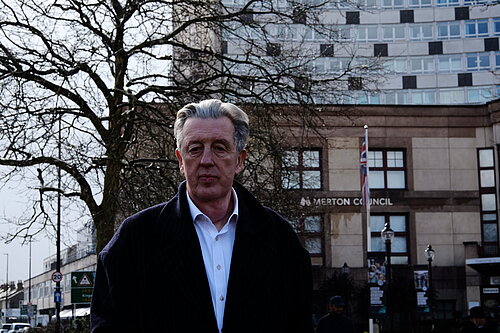 Paul Kohler outside Merton Council