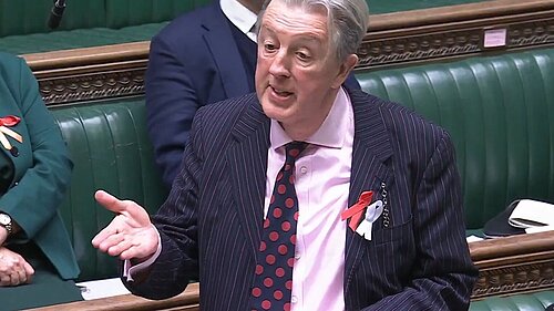 Paul speaking in House of Commons